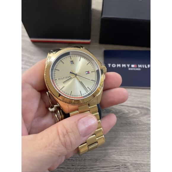 Tommy Hilfiger Men\'s Riley Gold-Tone Multifunction Watch TH.397.1.34.2863 main image 10